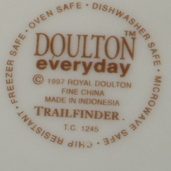 Fine porcelain jar. Royal Doulton Everyday Trailfinder TC1245 - Picture 7 of 7